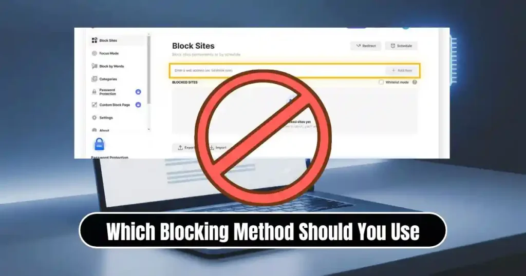 How to Block Websites on Your Browser Without Extensions