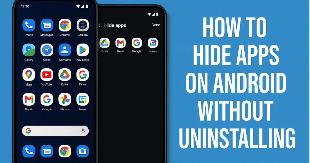 How to Hide Apps on Android Without Uninstalling – Complete Guide