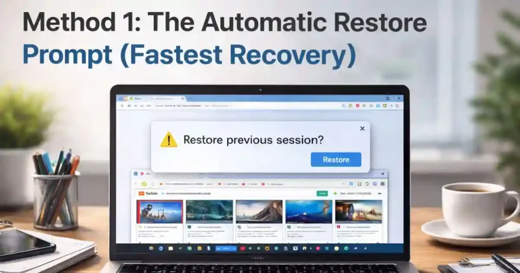 How to Restore Closed Tabs After a Chrome Crash- Latest Method