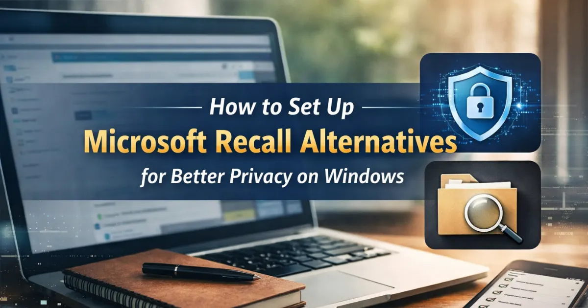 How to Set Up Microsoft Recall Alternatives for Better Privacy on Windows