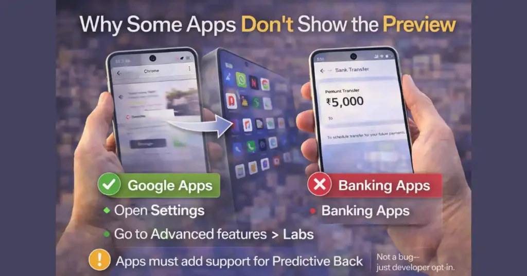 How to Turn On Predictive Back Gesture on Android and What It Actually Does
