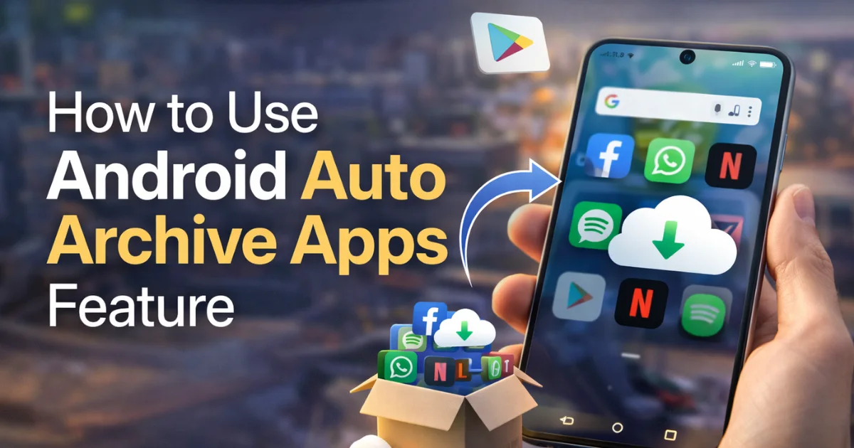 How to Use Android Auto Archive Apps Feature to Save Storage Space