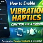 How to Enable Vibration Haptics Control on Android: Complete 2026 Guide