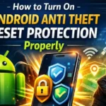 How to Turn On Android Anti Theft Reset Protection Properly in 2026