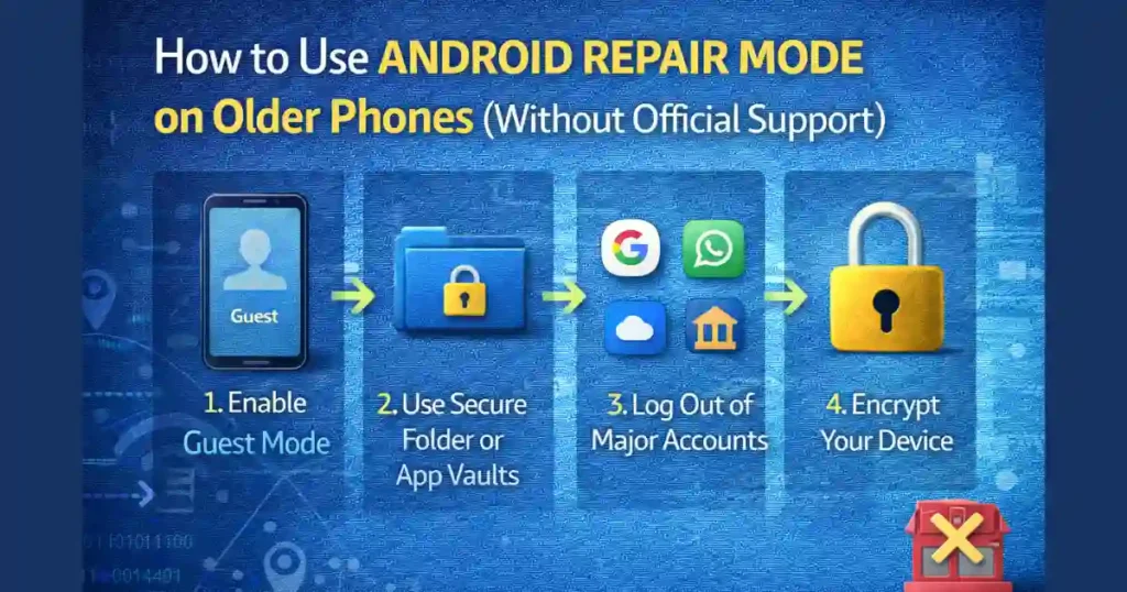How to Use Android Repair Mode to Protect Your Data During Servicing