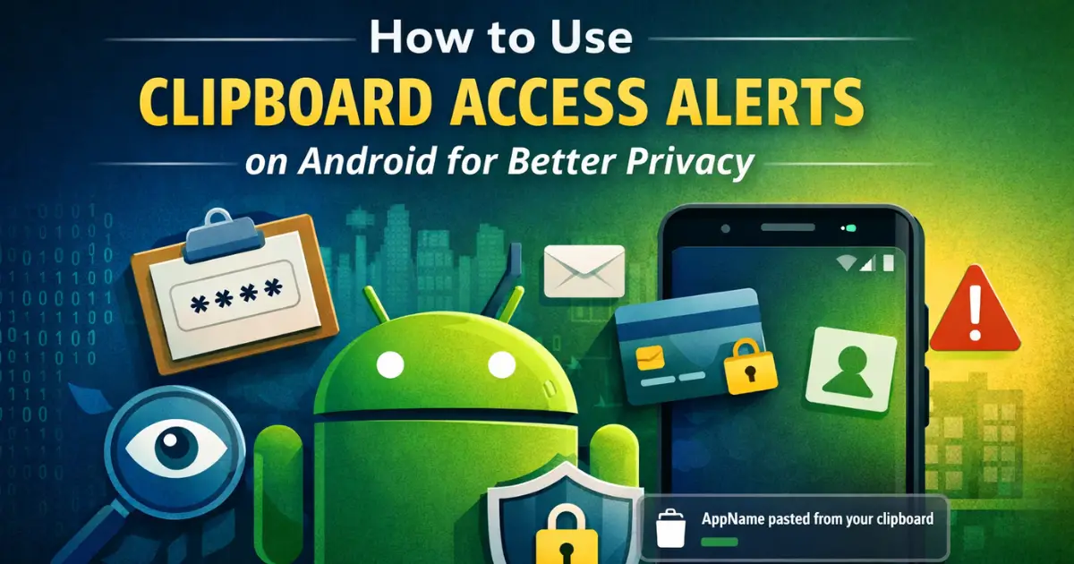 How to Use Clipboard Access Alerts on Android for Better Privacy