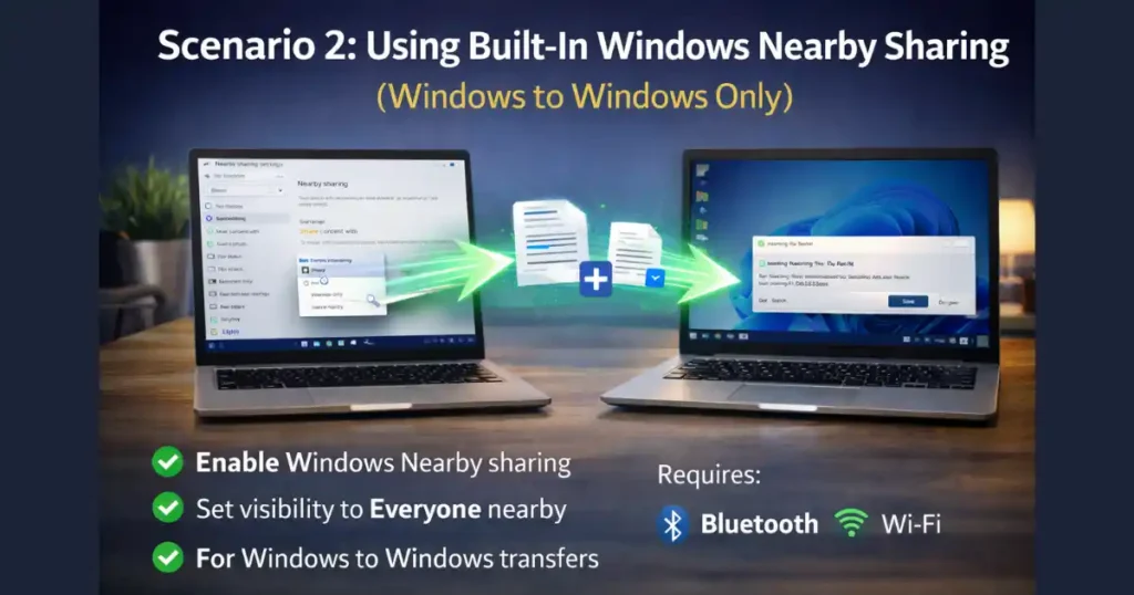 How to Use Nearby Share to Send Files to Windows Without Installing Extra Apps