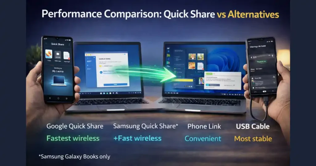 How to Use Nearby Share to Send Files to Windows Without Installing Extra Apps