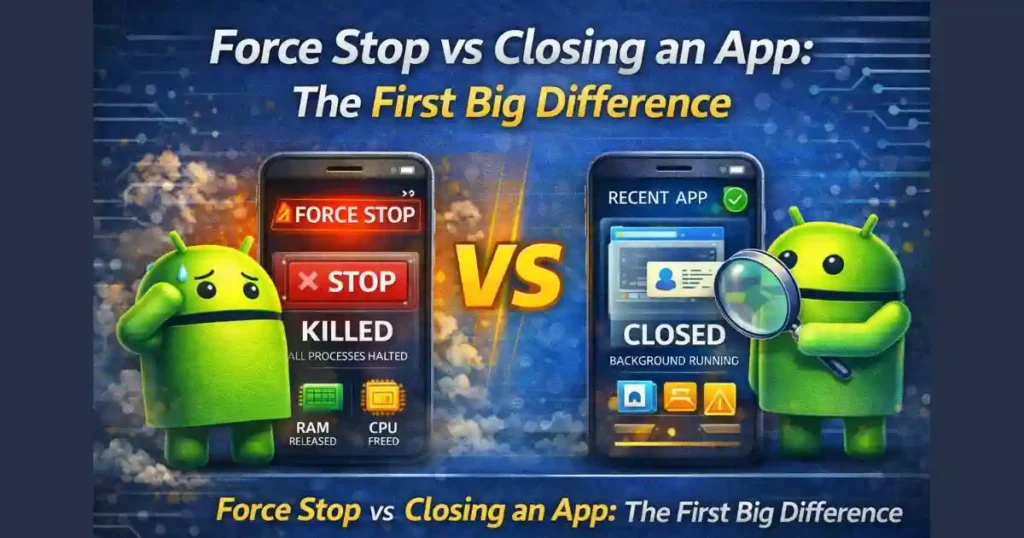 What Happens When You Force Stop an App on Android? Real Effects Explained