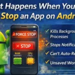 What Happens When You Force Stop an App on Android? Real Effects Explained