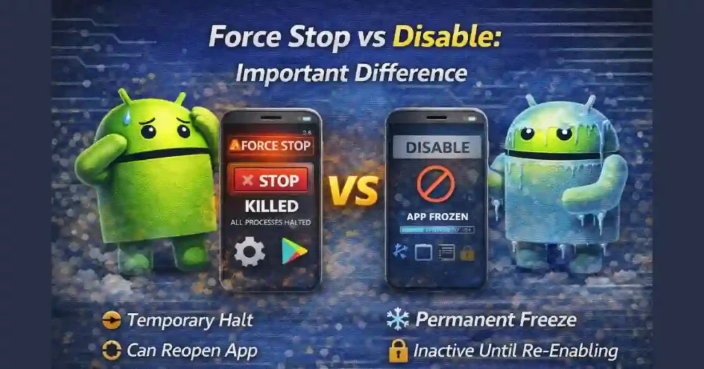 What Happens When You Force Stop an App on Android? Real Effects Explained