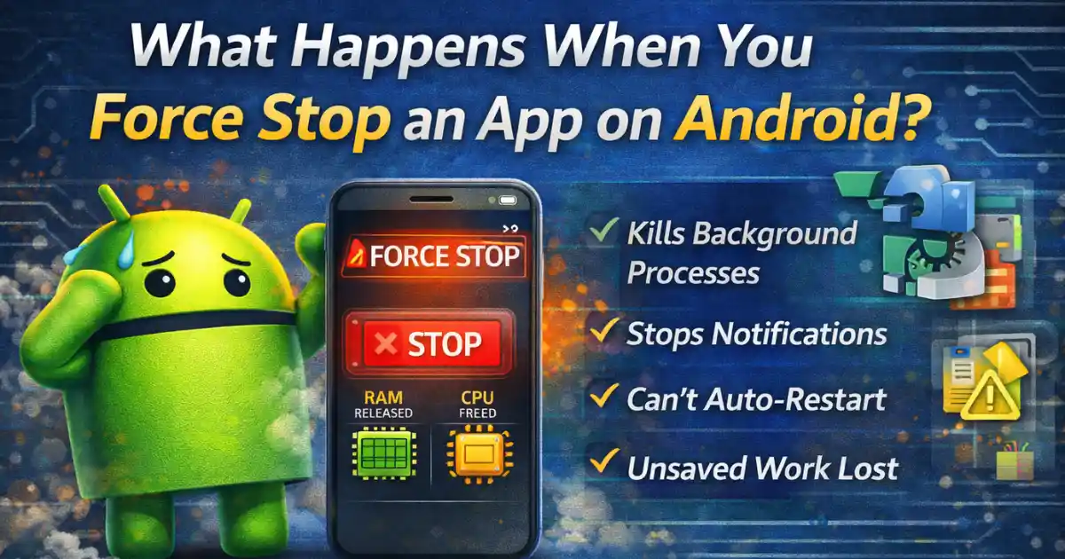 What Happens When You Force Stop an App on Android? Real Effects Explained