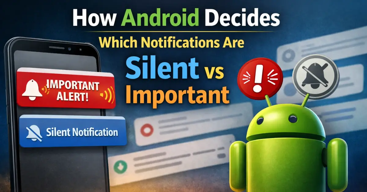 How Android Decides Which Notifications Are Silent or Important
