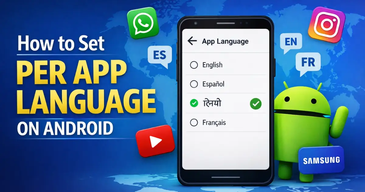How to Set Per App Language on Android: App-By-App Language Settings Guide