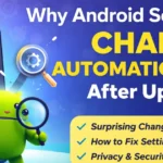 Why Android Settings Change Automatically After Updates (Full Explanation)