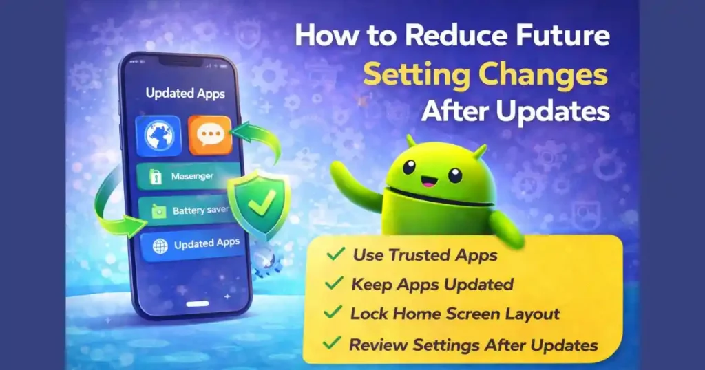 Why Android Settings Change Automatically After Updates (Full Explanation)